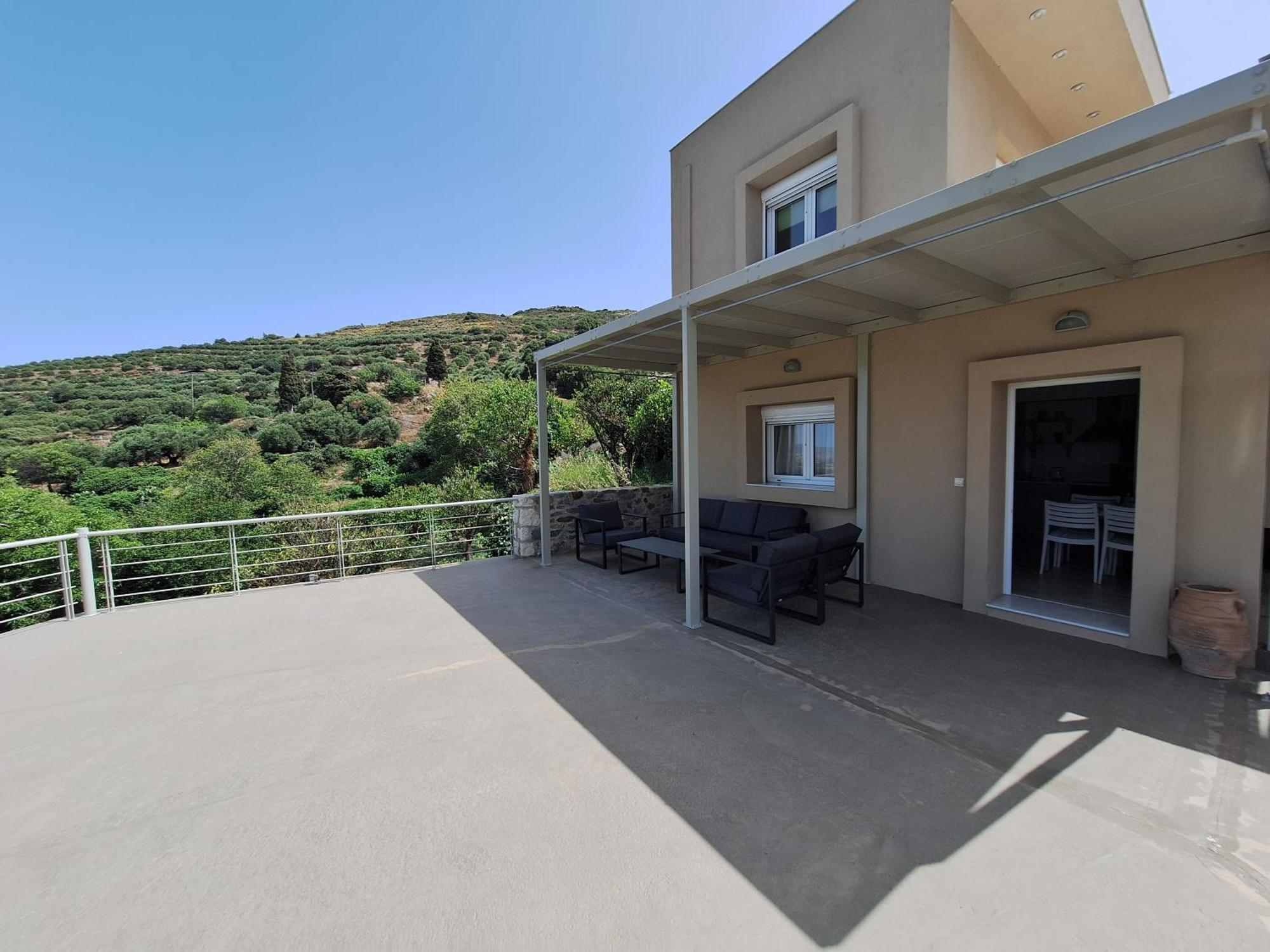 Villa Irini - Cretan Luxury Villa With Amazing View Paraspori  Екстер'єр фото